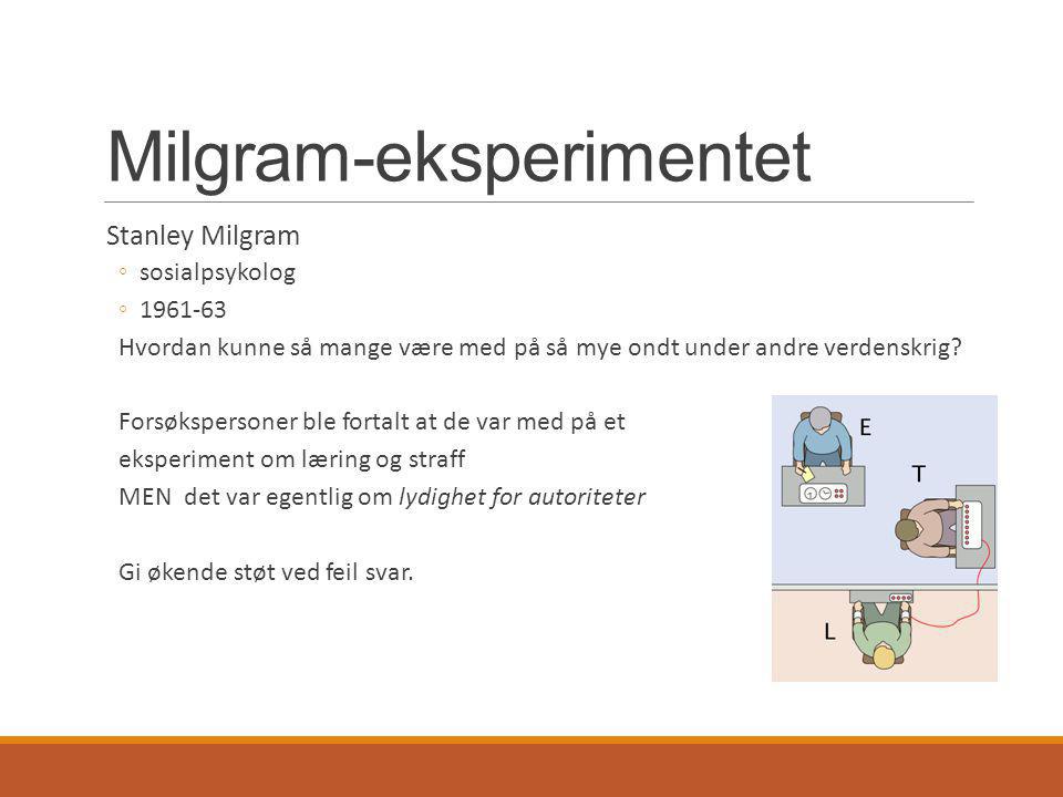 Milgram-eksperimentet