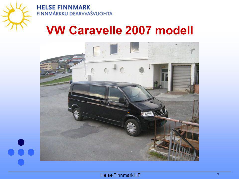 VW Caravelle 2007 modell Helse Finnmark HF