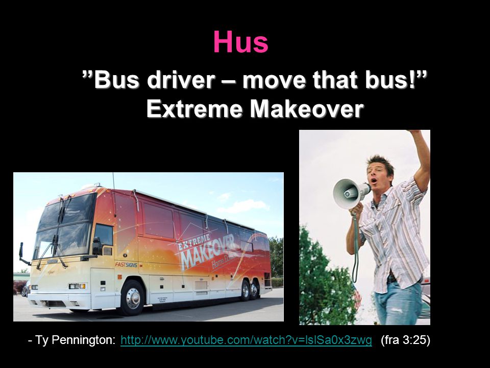 Bus driver – move that bus!