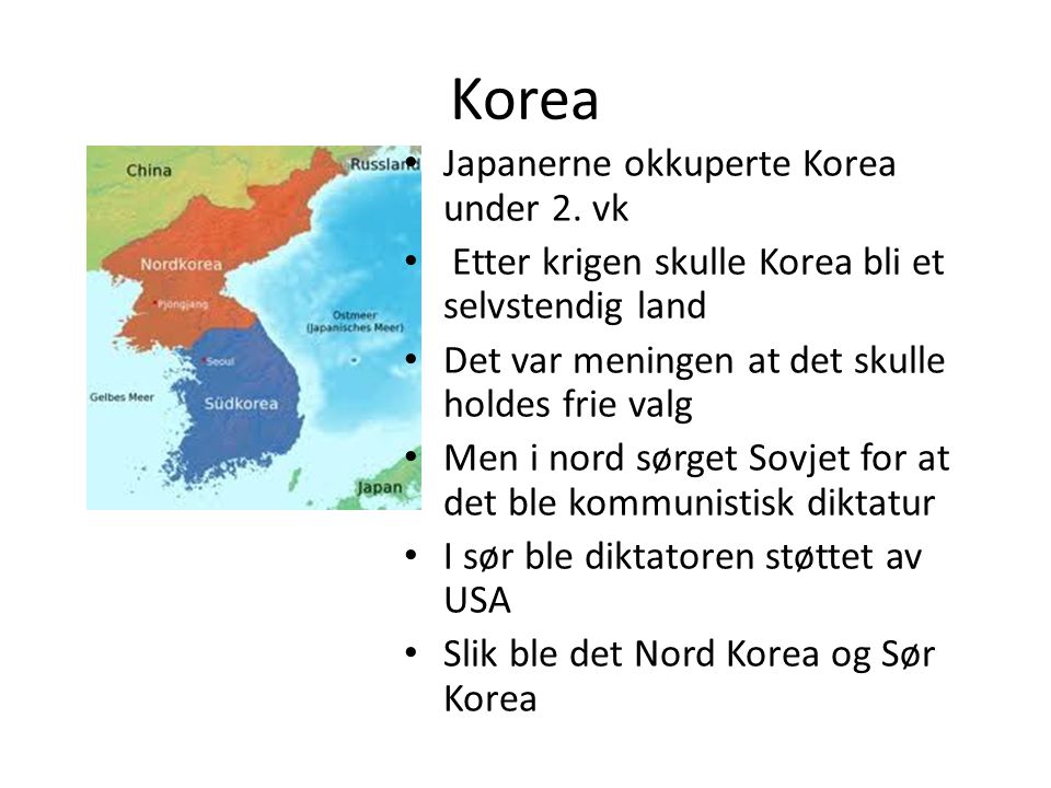 Korea Japanerne okkuperte Korea under 2. vk