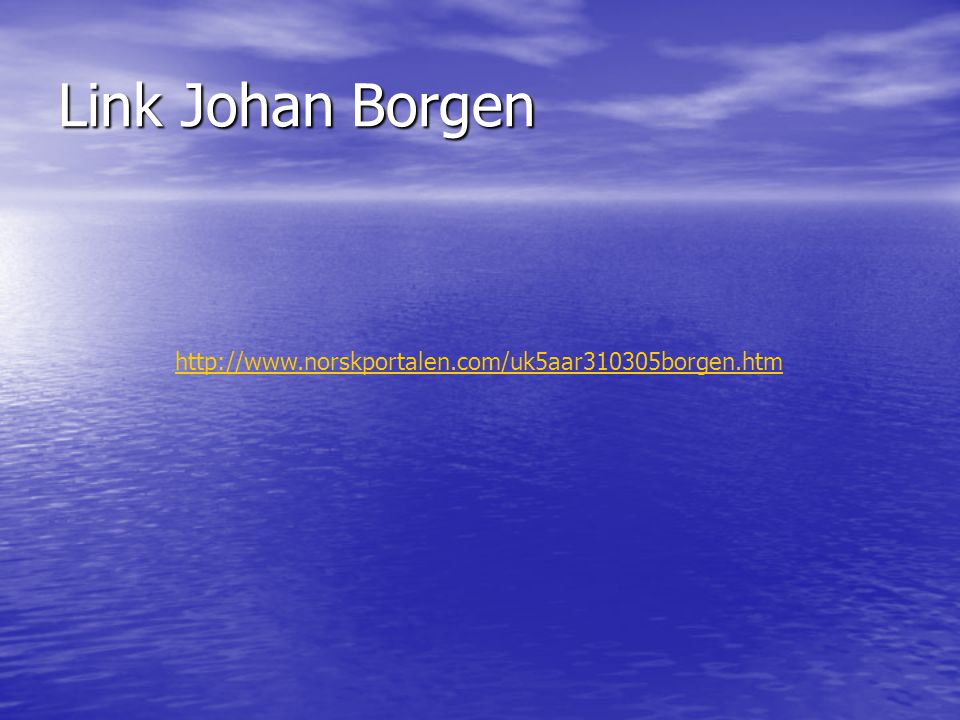 Link Johan Borgen