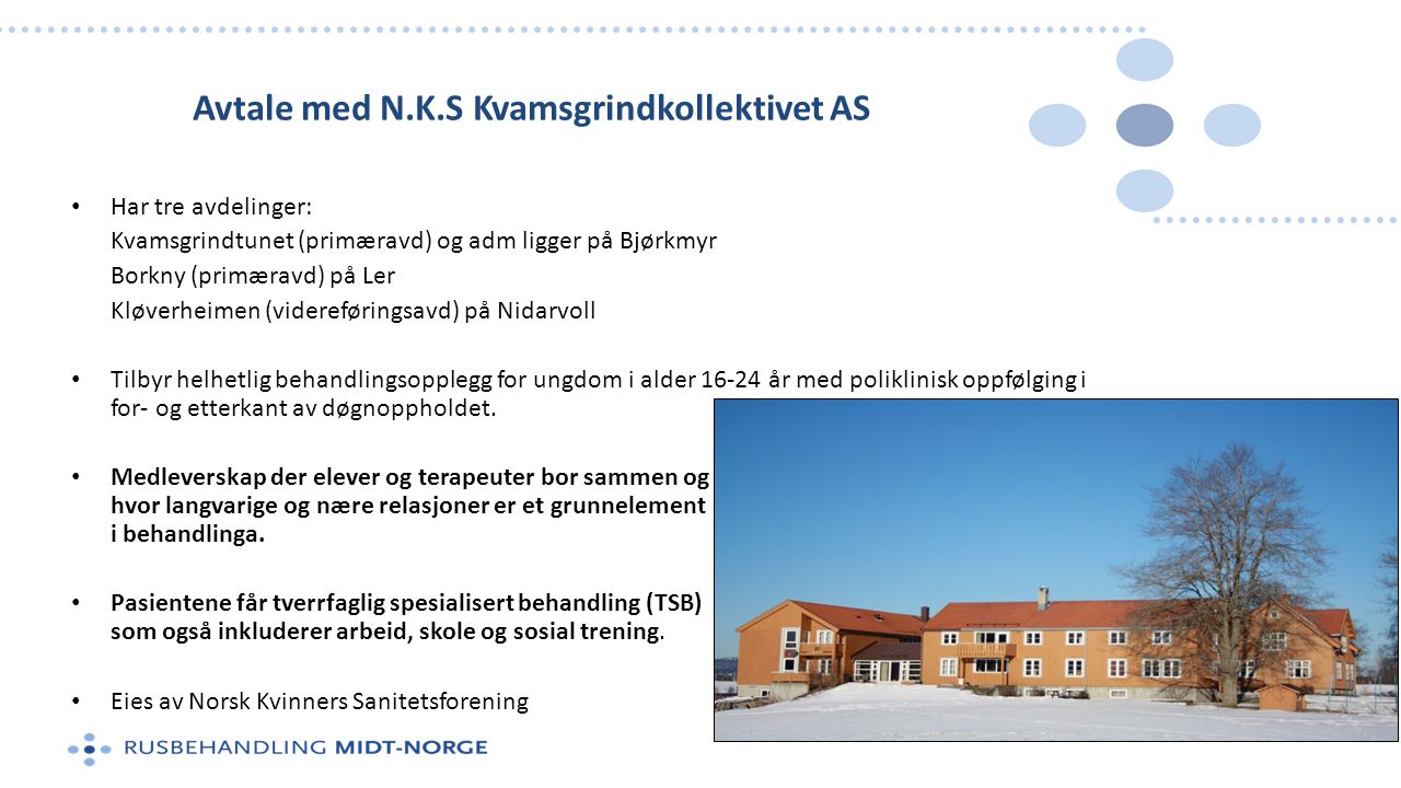 Avtale med N.K.S Kvamsgrindkollektivet AS