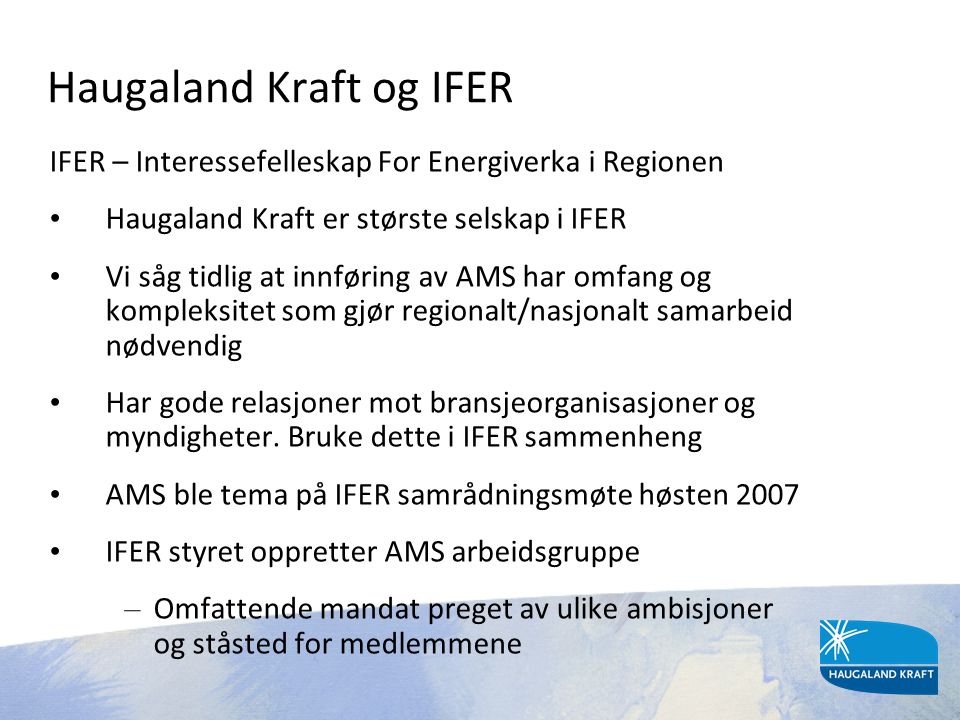 Haugaland Kraft og IFER