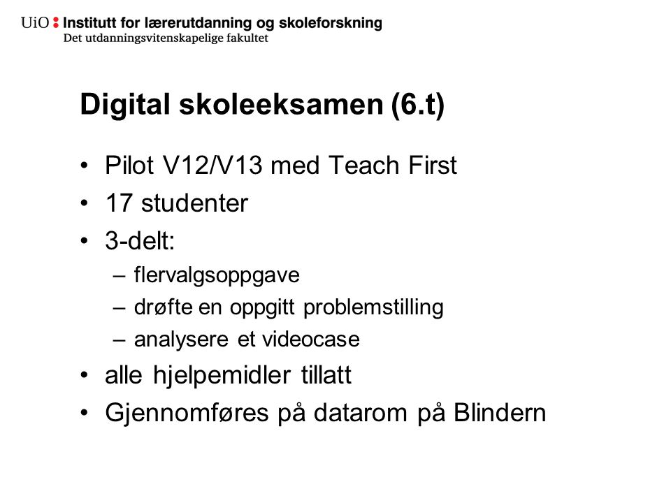 Digital skoleeksamen (6.t)