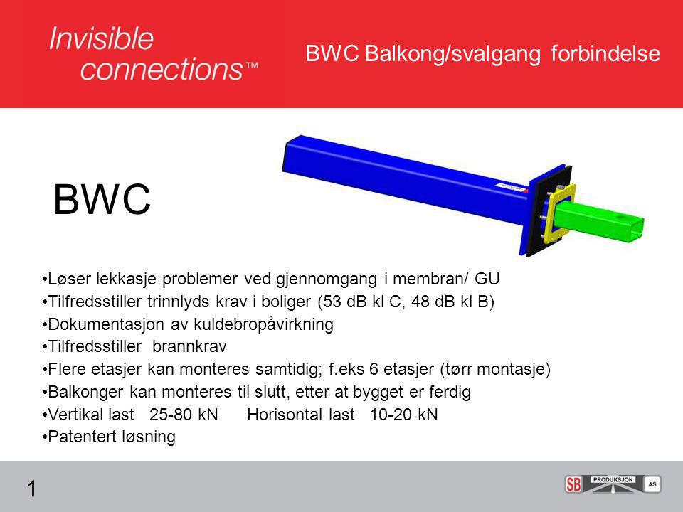 BWC BWC Balkong/svalgang forbindelse 1