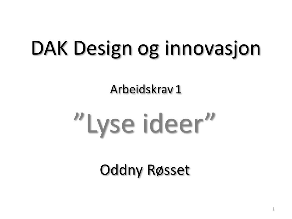 DAK Design og innovasjon