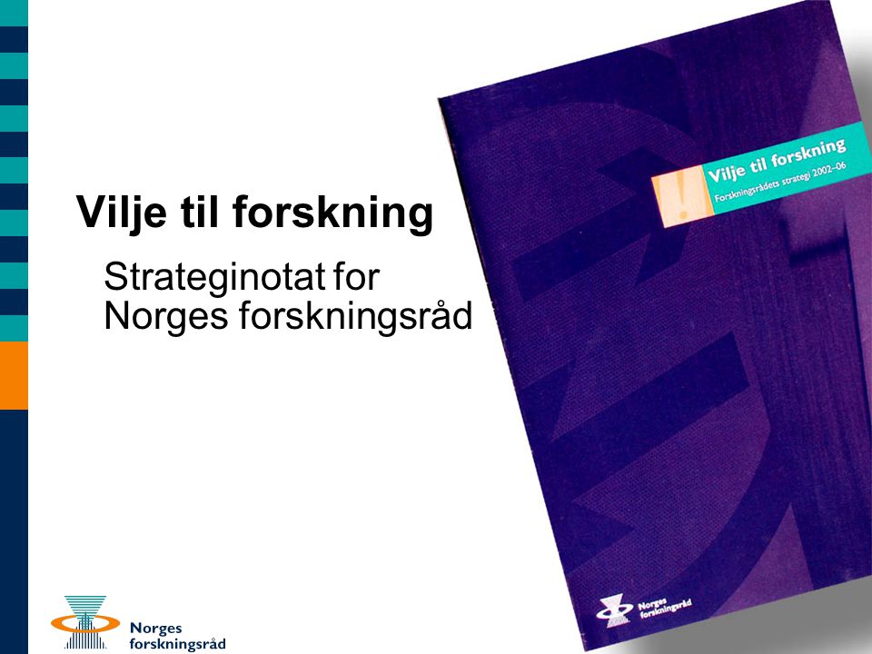 Strateginotat for Norges forskningsråd