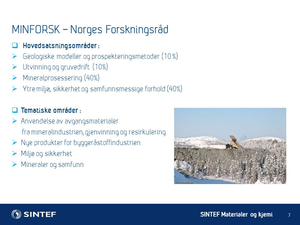 MINFORSK – Norges Forskningsråd