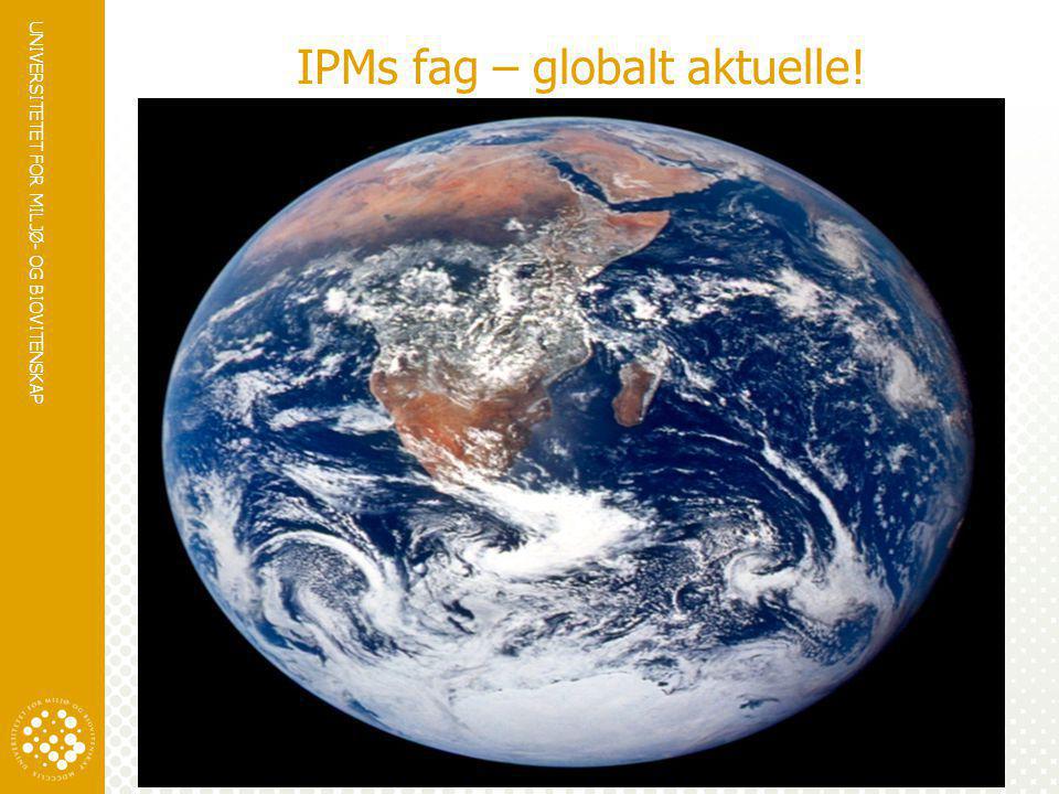 IPMs fag – globalt aktuelle!