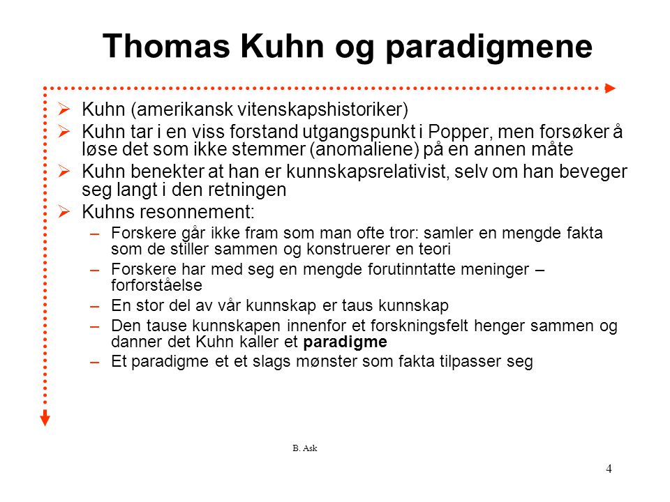 Thomas Kuhn og paradigmene