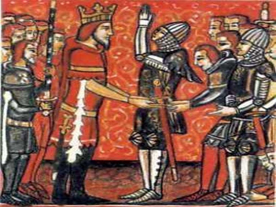 Føydalismen Kongen var avhengig av forholdet til godseierne, som hadde soldater.