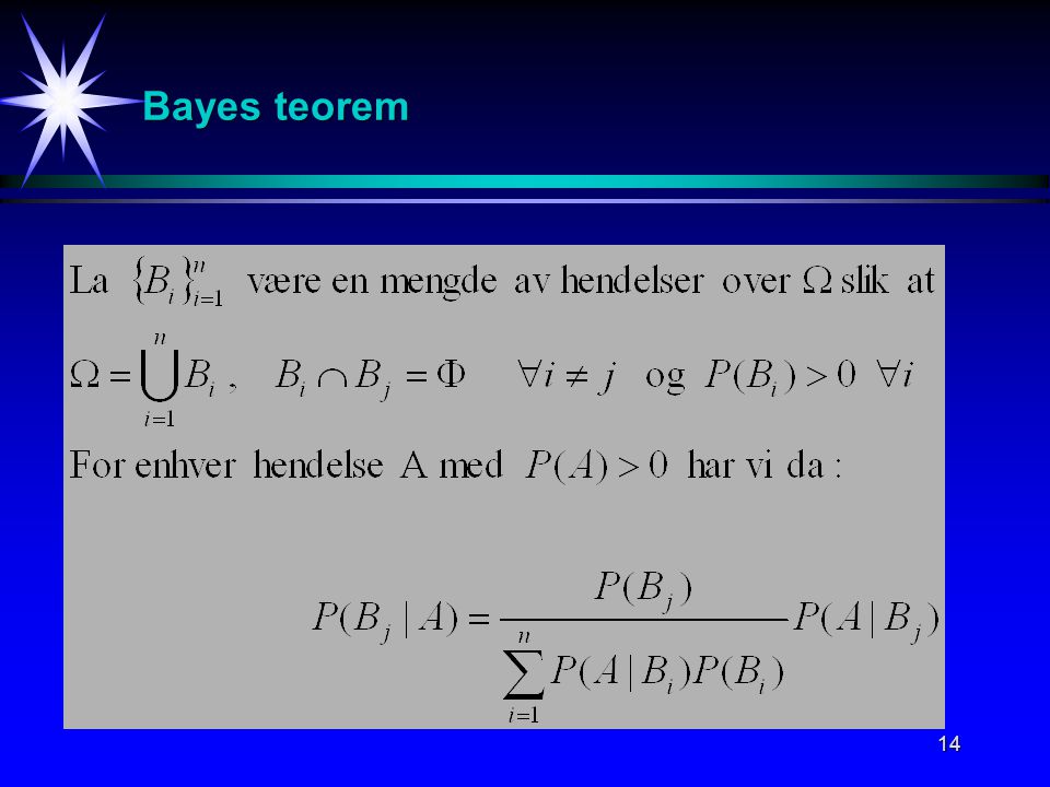 Bayes teorem