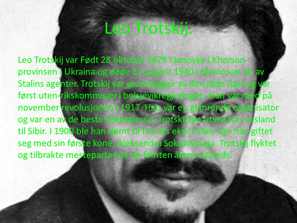 Leo Trotskij.