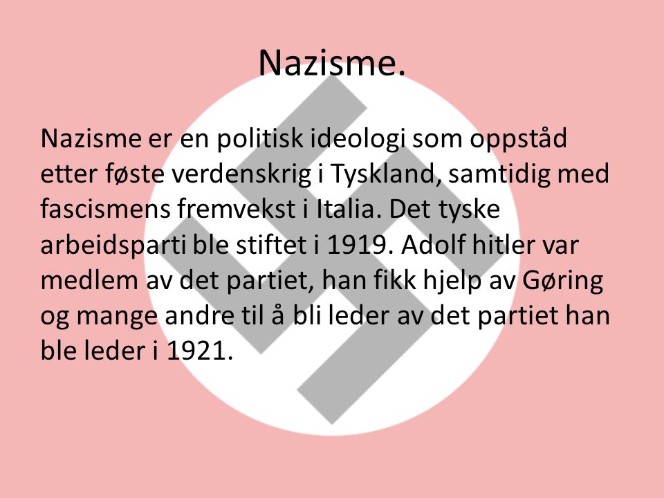 Nazisme.