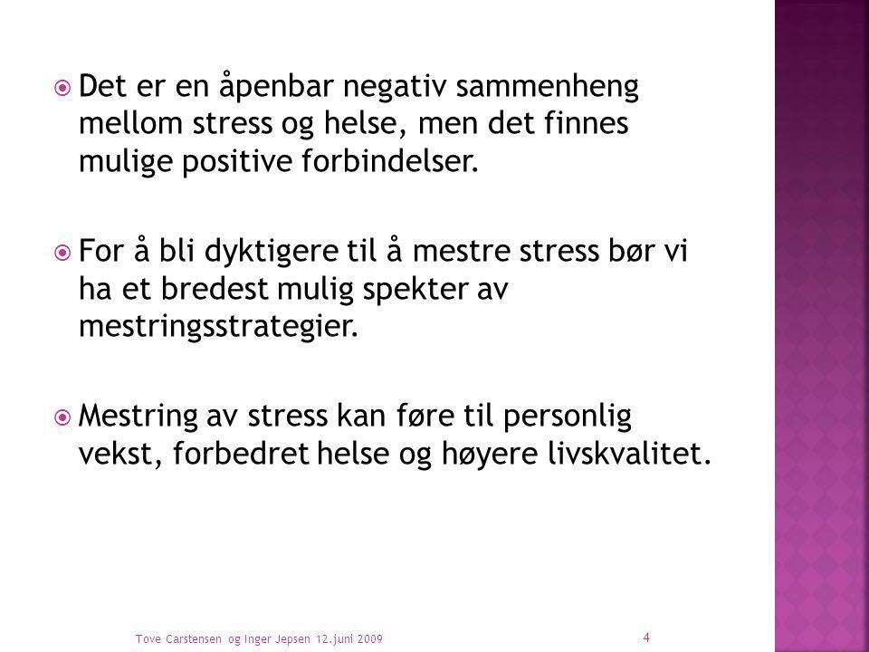Det er en åpenbar negativ sammenheng mellom stress og helse, men det finnes mulige positive forbindelser.