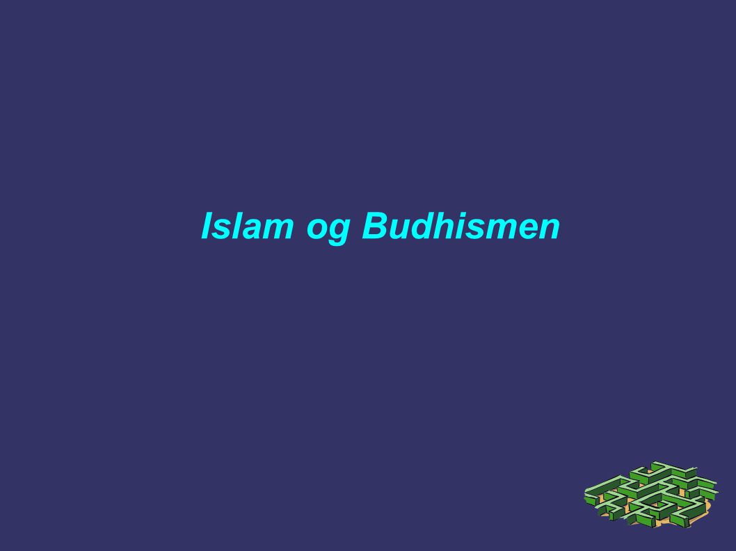 Islam og Budhismen