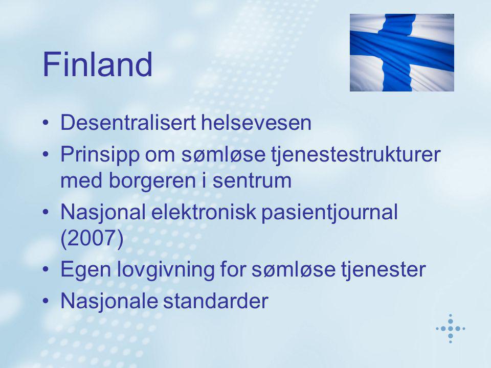 Finland Desentralisert helsevesen