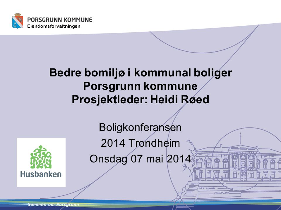 Boligkonferansen 2014 Trondheim Onsdag 07 mai 2014