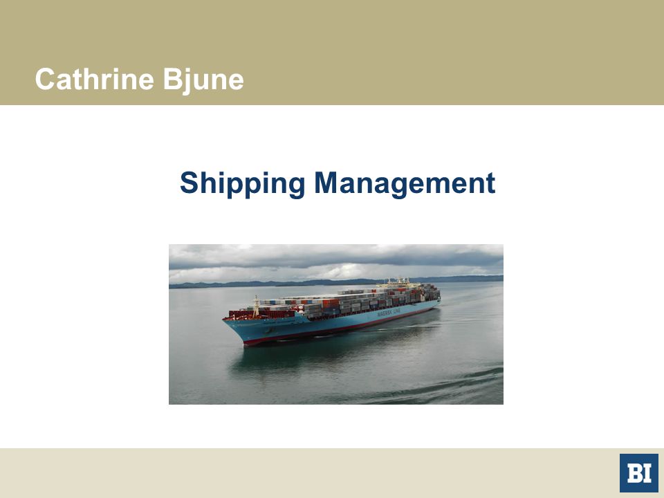 Cathrine Bjune Shipping Management