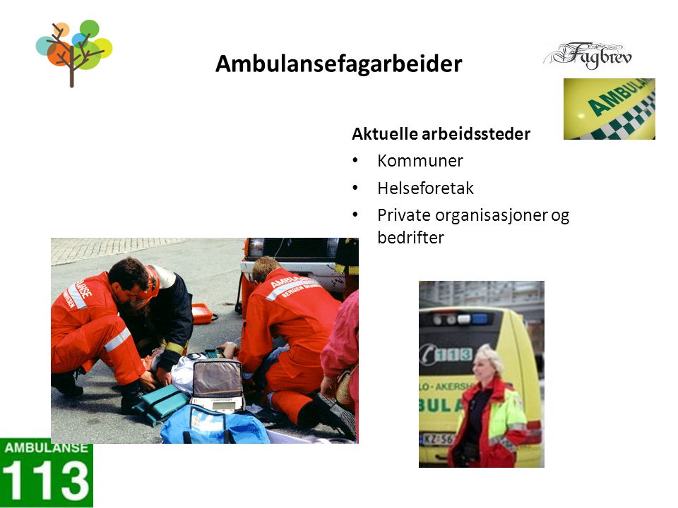 Ambulansefagarbeider
