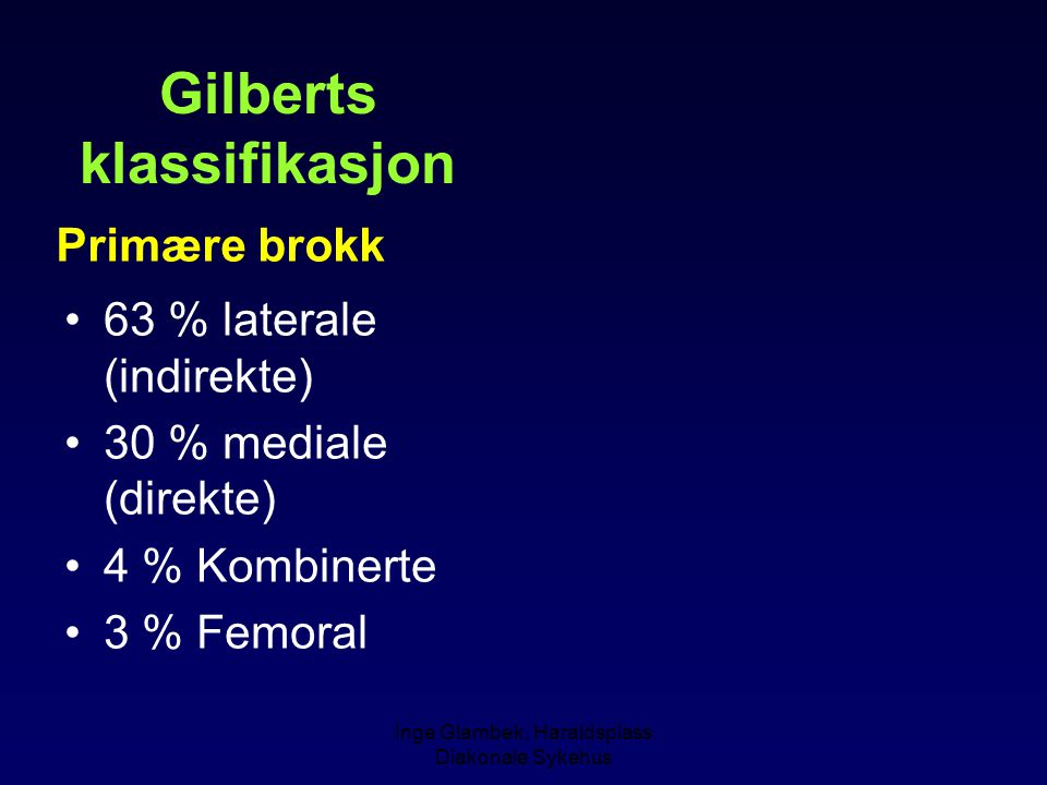 Gilberts klassifikasjon