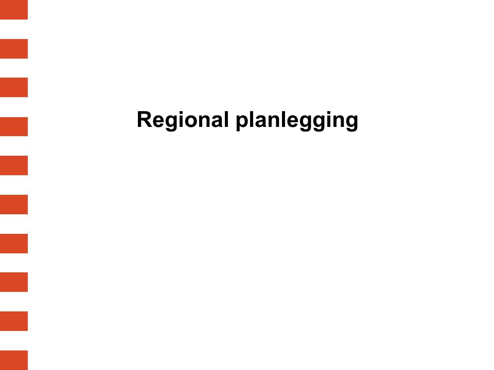 Regional planlegging