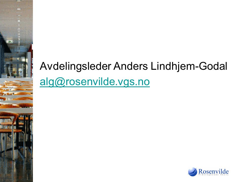 Avdelingsleder Anders Lindhjem-Godal
