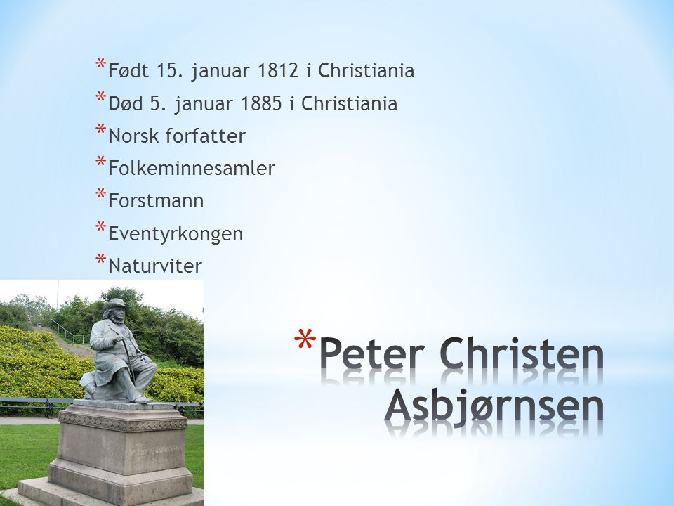 Peter Christen Asbjørnsen