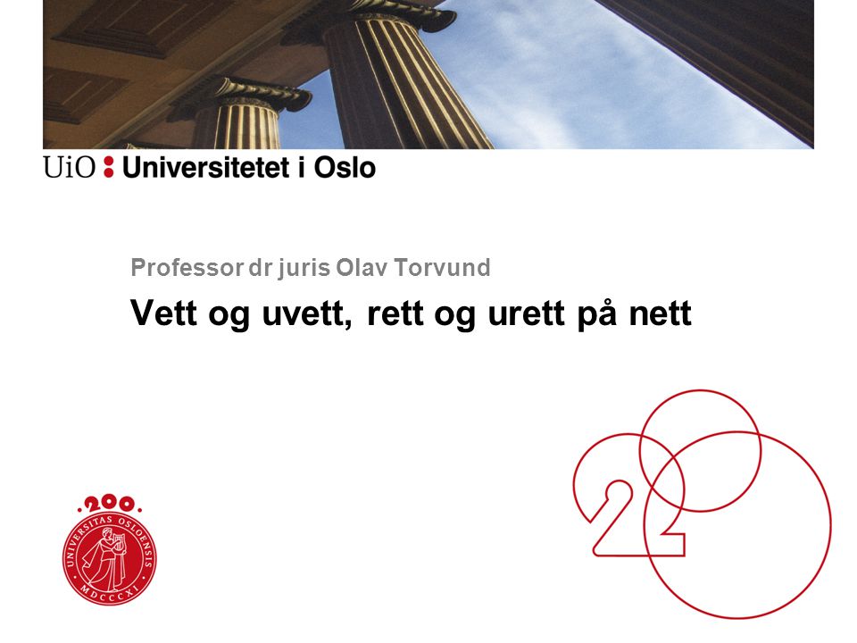 Professor dr juris Olav Torvund