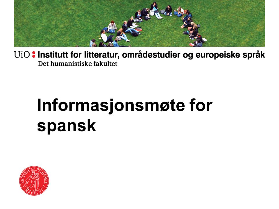 Informasjonsmøte for spansk