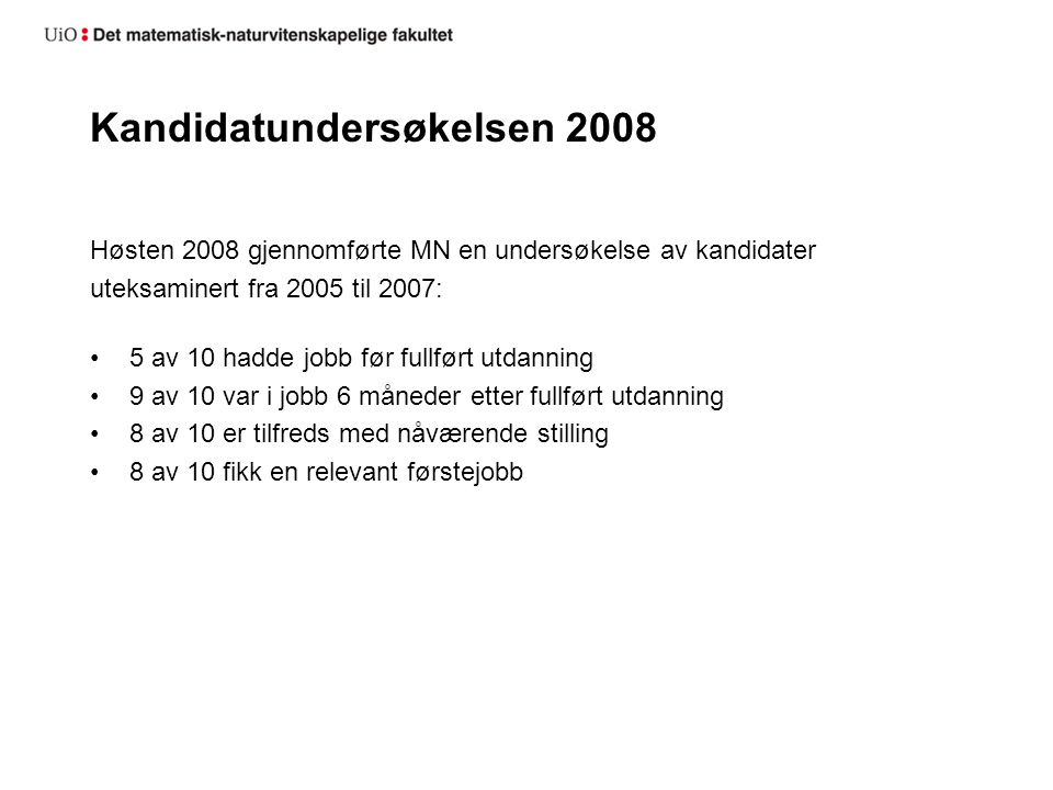 Kandidatundersøkelsen 2008