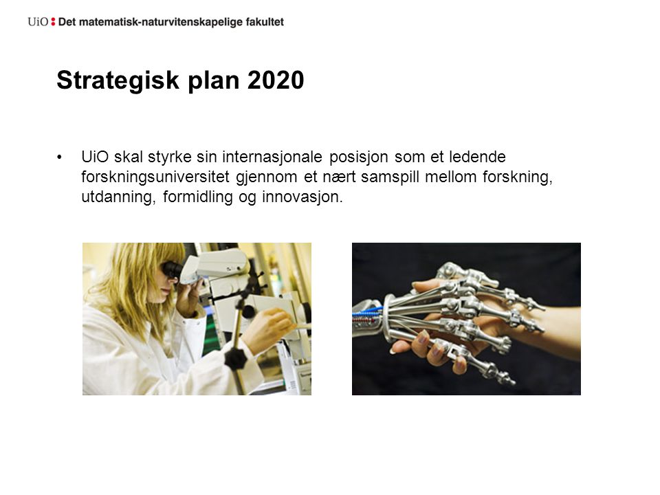 Strategisk plan 2020