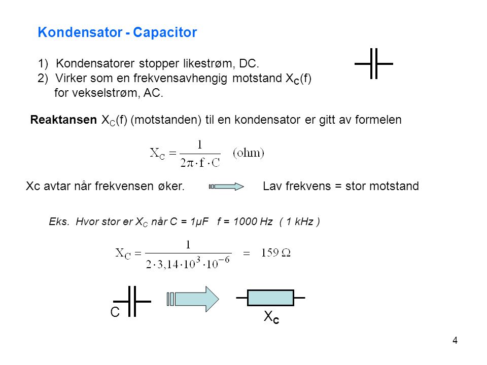 Kondensator - Capacitor