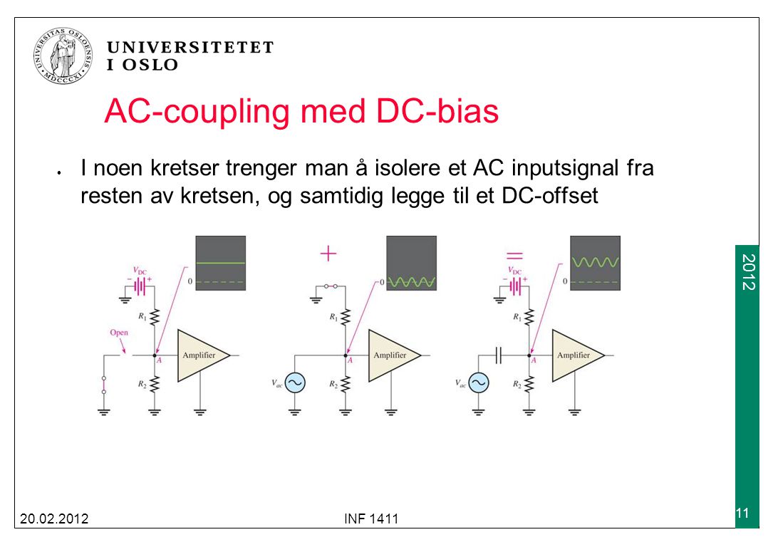 AC-coupling med DC-bias