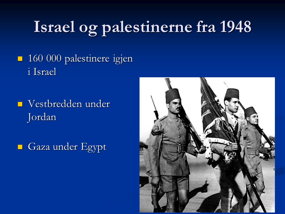 Israel og palestinerne fra 1948