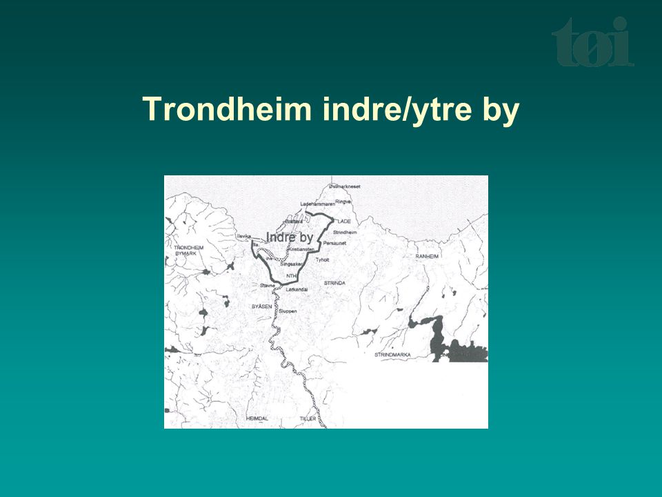 Trondheim indre/ytre by