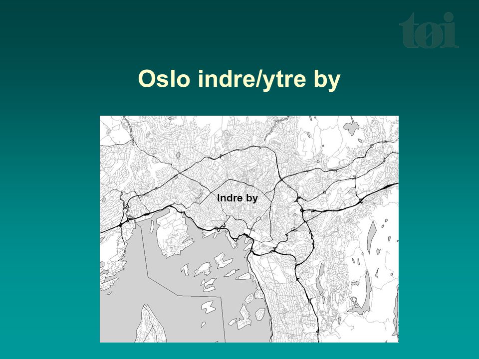 Oslo indre/ytre by Indre by