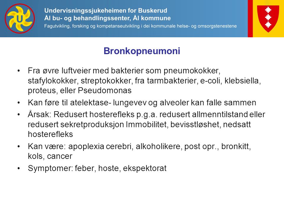 Bronkopneumoni