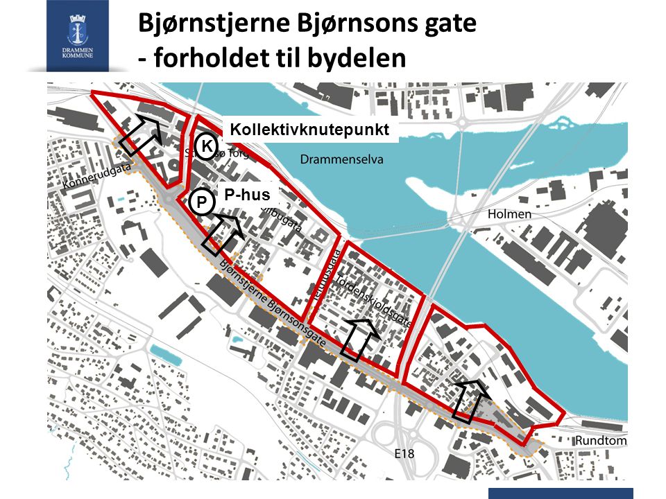 Bjørnstjerne Bjørnsons gate - forholdet til bydelen