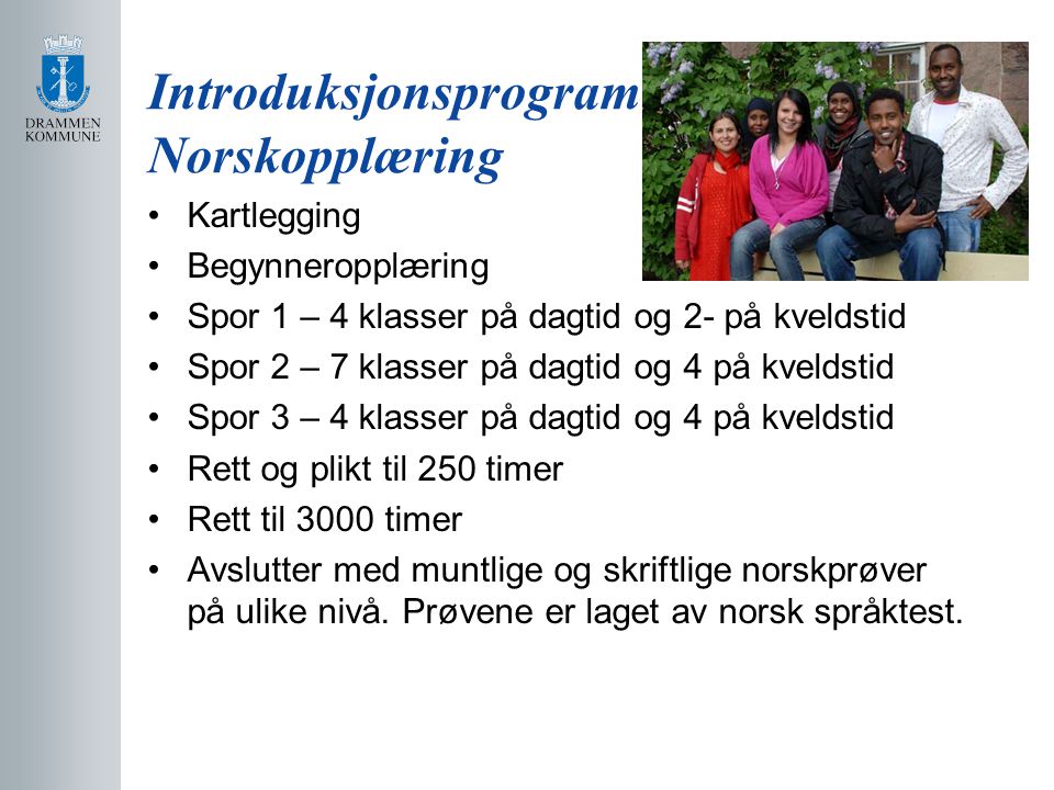 Introduksjonsprogram Norskopplæring