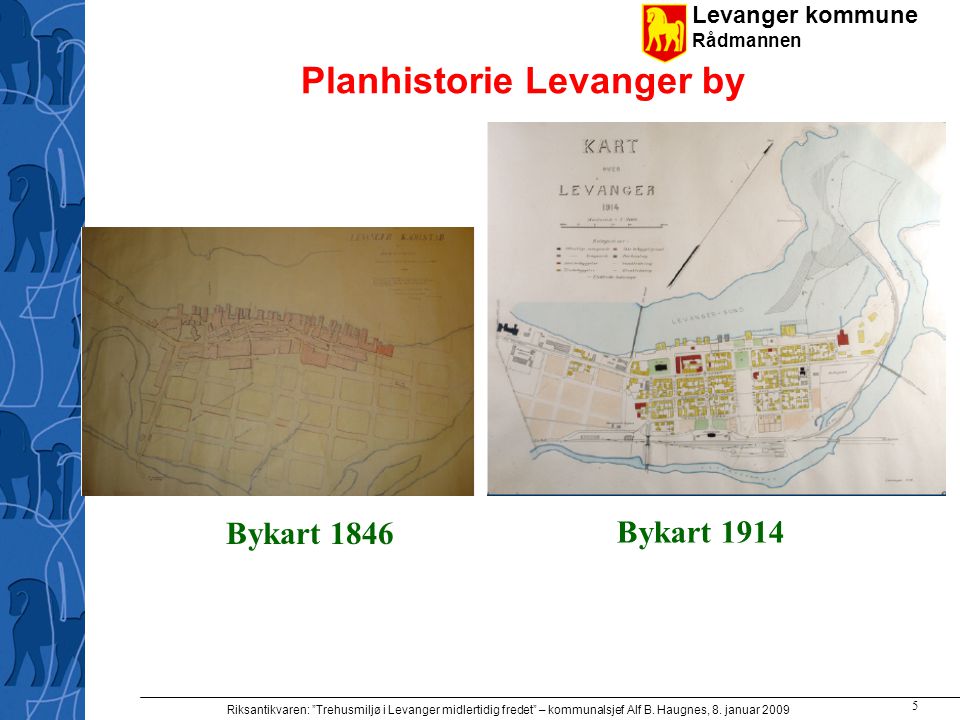 Planhistorie Levanger by