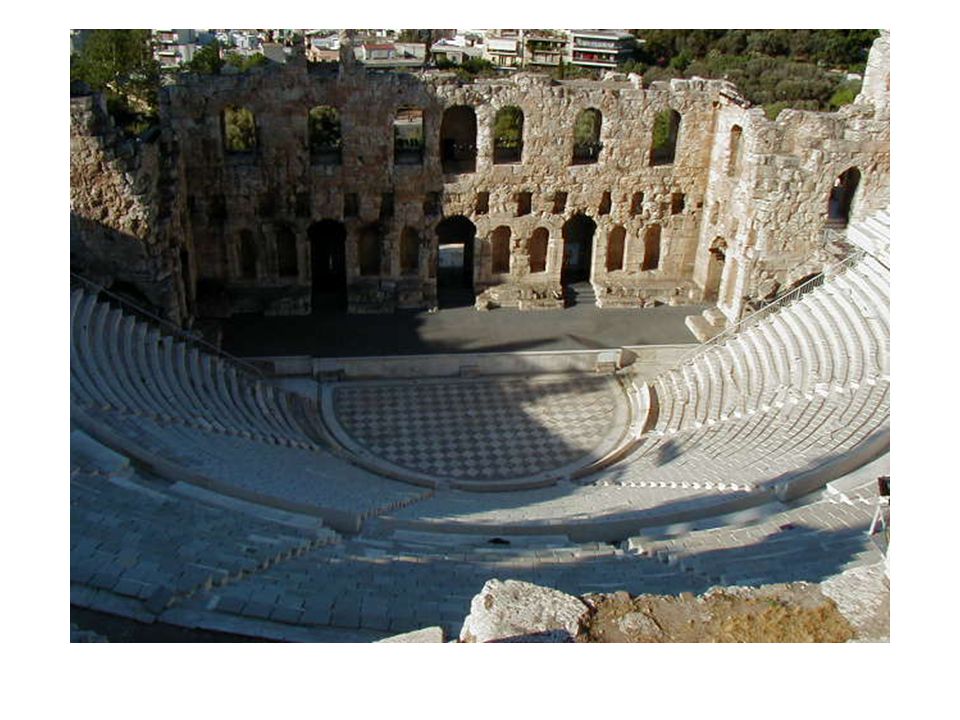 Teateret i Athen. Teatertradisjonen fra ca. 550 f.kr. Til ære for Dionysios.