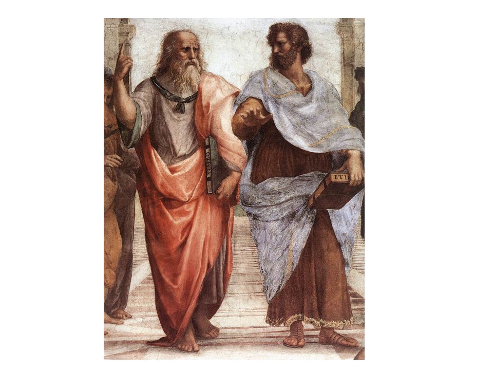 Platon og Aristoteles.