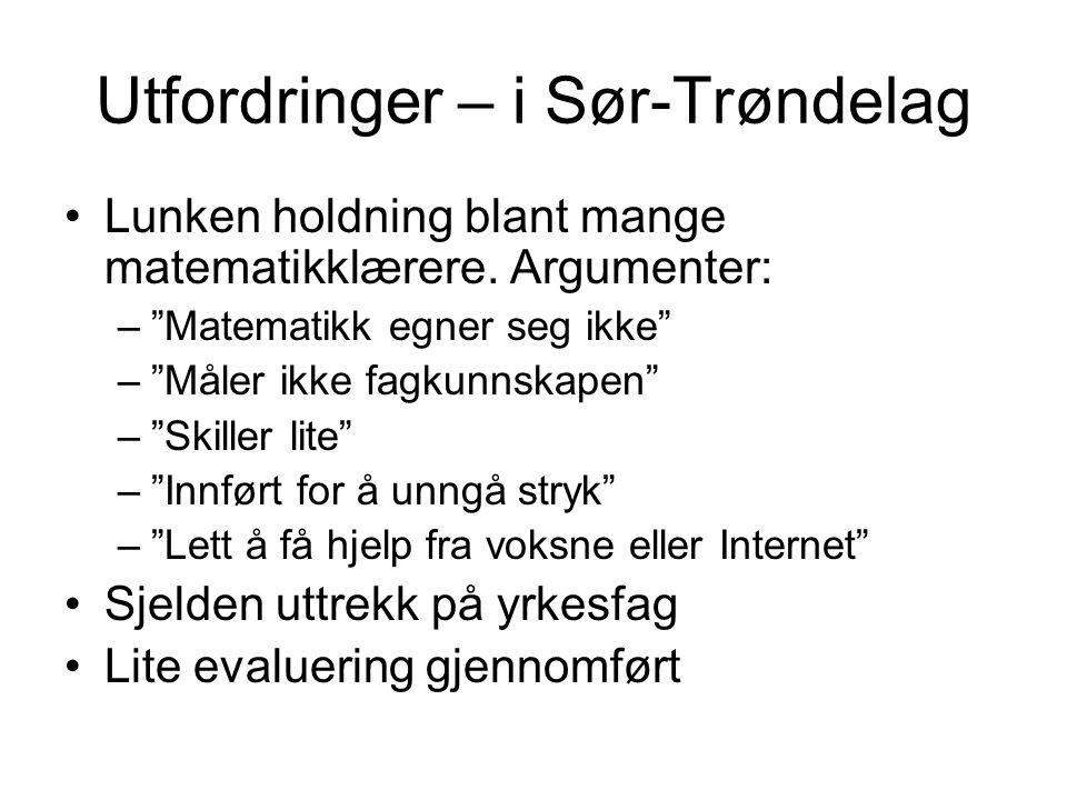 Utfordringer – i Sør-Trøndelag