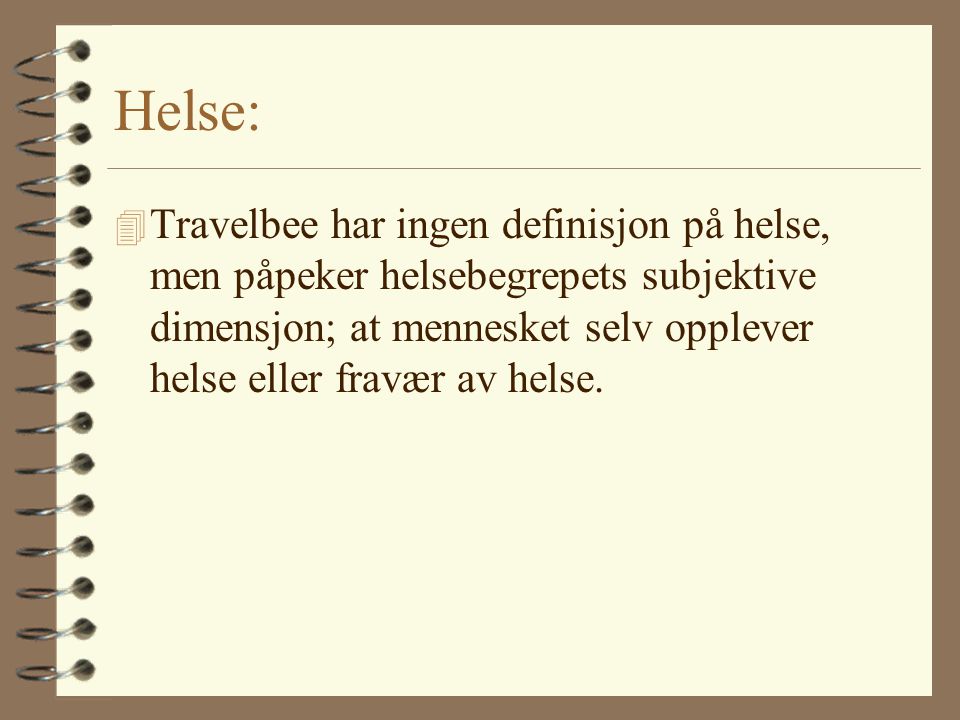 Helse: