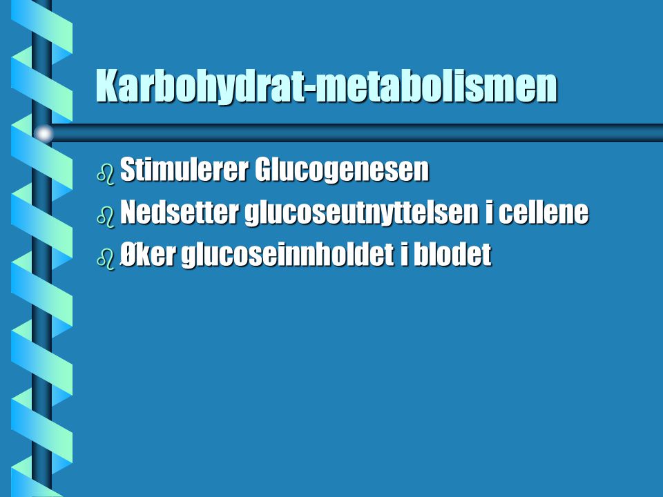 Karbohydrat-metabolismen