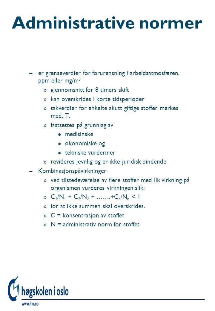 Administrative normer