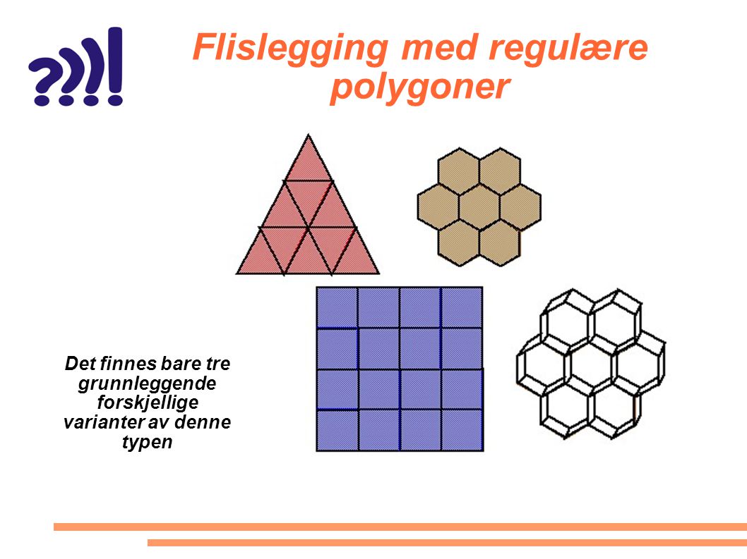 Flislegging med regulære polygoner