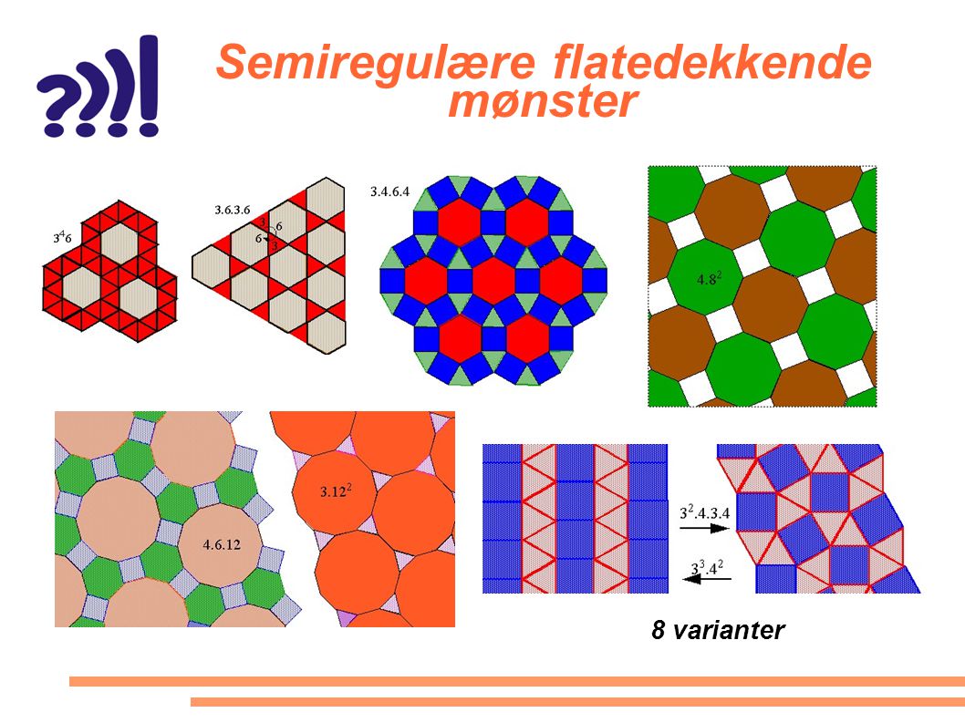 Semiregulære flatedekkende mønster