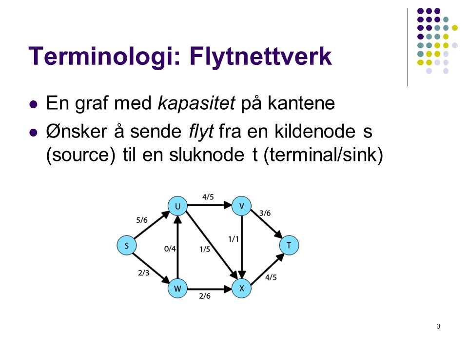 Terminologi: Flytnettverk